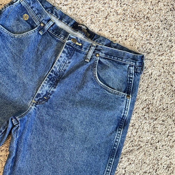 Wrangler 13MGSHD George Strait Cowboy Cut Collection Denim 38x36(36x35) - Picture 2 of 12